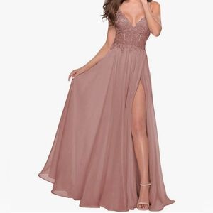 Light pink long dress